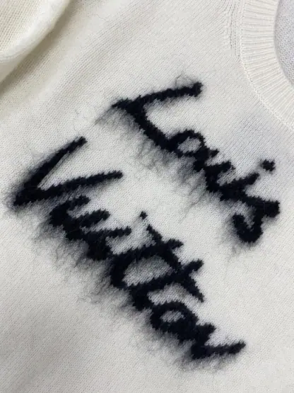  Louis Vuitton Brushed Knit Jumper 1AGHCT White #3988 - Image 19