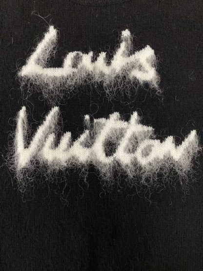  Louis Vuitton Brushed Knit Jumper 1AGHCT Black #3987 - Image 11