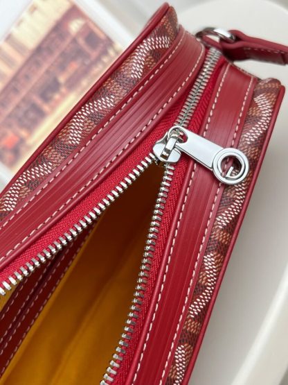  Goyard Cap-Vert PM Bag Red #4058 - Image 14