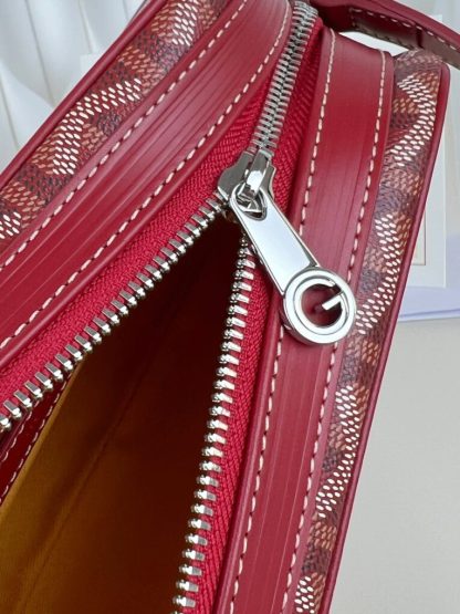 Goyard Cap-Vert PM Bag Red #4058 - Image 13