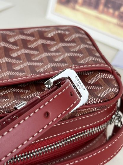  Goyard Cap-Vert PM Bag Red #4058 - Image 16