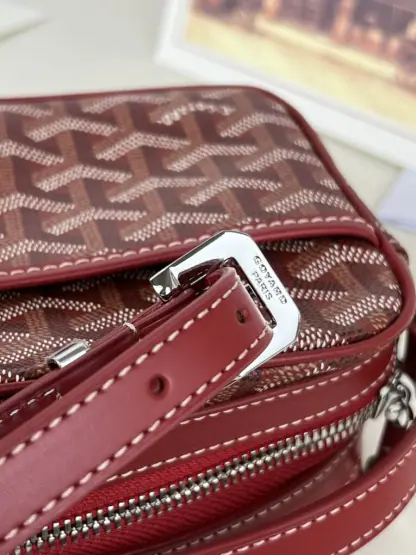  Goyard Cap-Vert PM Bag Red #4058 - Image 16