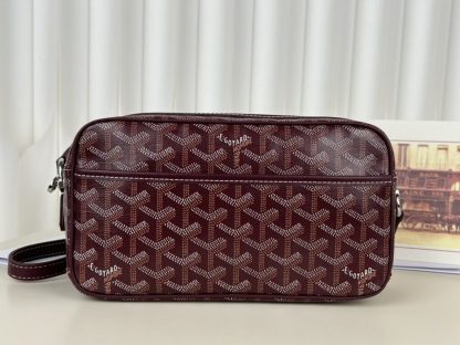  Goyard Cap-Vert PM Bag Burgundy #4057 - Image 7