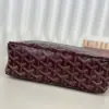  Goyard Cap-Vert PM Bag Burgundy #4057 - Image 9