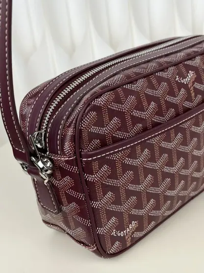  Goyard Cap-Vert PM Bag Burgundy #4057 - Image 2