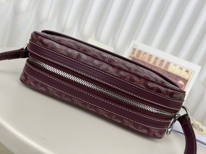  Goyard Cap-Vert PM Bag Burgundy #4057 - Image 3