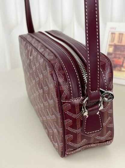  Goyard Cap-Vert PM Bag Burgundy #4057 - Image 4