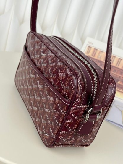  Goyard Cap-Vert PM Bag Burgundy #4057 - Image 5