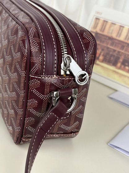  Goyard Cap-Vert PM Bag Burgundy #4057 - Image 15