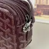  Goyard Cap-Vert PM Bag Burgundy #4057 - Image 17