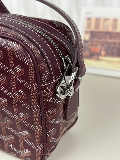  Goyard Cap-Vert PM Bag Burgundy #4057 - Image 17