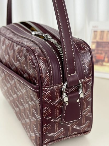  Goyard Cap-Vert PM Bag Burgundy #4057 - Image 18