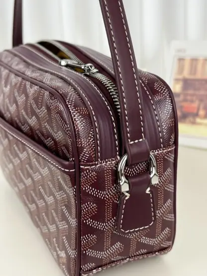  Goyard Cap-Vert PM Bag Burgundy #4057 - Image 18