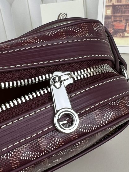  Goyard Cap-Vert PM Bag Burgundy #4057 - Image 14