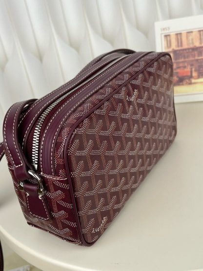  Goyard Cap-Vert PM Bag Burgundy #4057 - Image 6