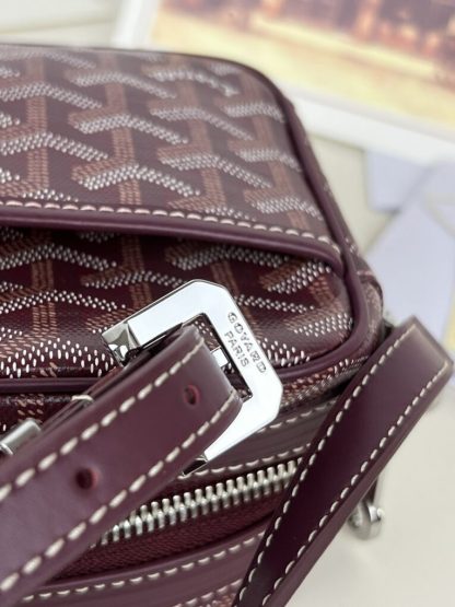  Goyard Cap-Vert PM Bag Burgundy #4057 - Image 19