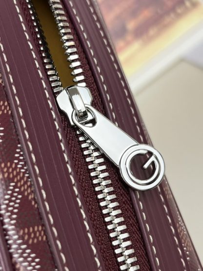  Goyard Cap-Vert PM Bag Burgundy #4057 - Image 23