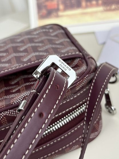  Goyard Cap-Vert PM Bag Burgundy #4057 - Image 20
