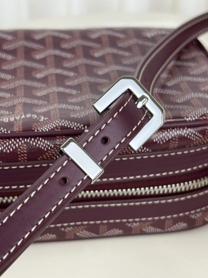  Goyard Cap-Vert PM Bag Burgundy #4057 - Image 21