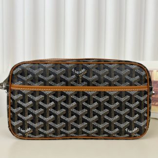 Replica Goyard Cap-Vert PM Bag Black & Tan #4049