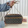  Goyard Cap-Vert PM Bag Black & Tan #4049 - Image 4