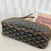  Goyard Cap-Vert PM Bag Black & Tan #4049 - Image 6