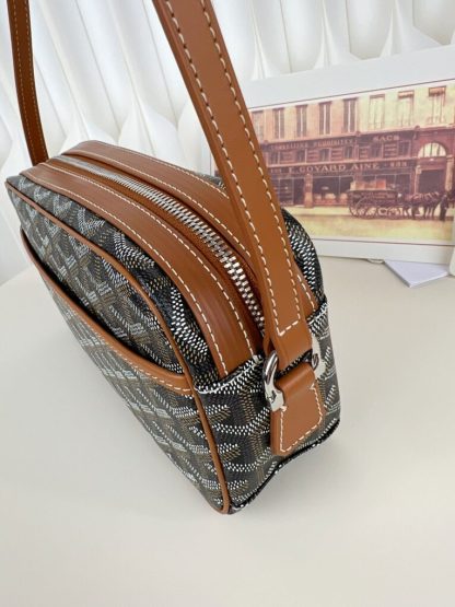  Goyard Cap-Vert PM Bag Black & Tan #4049 - Image 7
