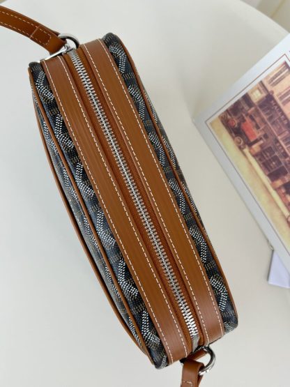  Goyard Cap-Vert PM Bag Black & Tan #4049 - Image 8