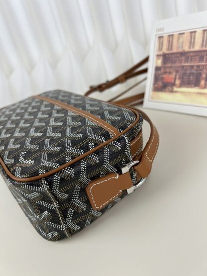  Goyard Cap-Vert PM Bag Black & Tan #4049 - Image 3