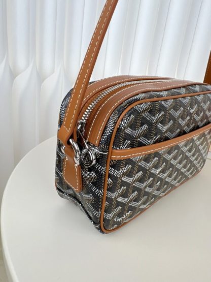  Goyard Cap-Vert PM Bag Black & Tan #4049 - Image 9