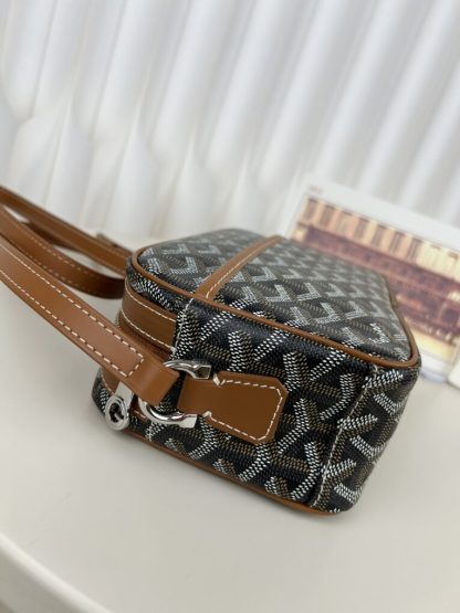  Goyard Cap-Vert PM Bag Black & Tan #4049 - Image 10