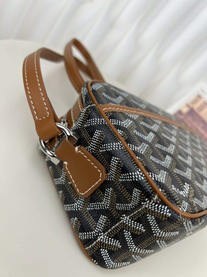  Goyard Cap-Vert PM Bag Black & Tan #4049 - Image 12
