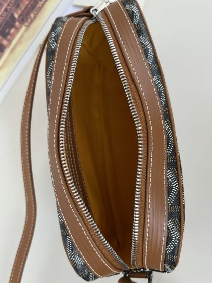  Goyard Cap-Vert PM Bag Black & Tan #4049 - Image 15