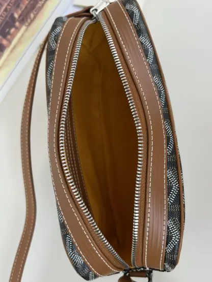  Goyard Cap-Vert PM Bag Black & Tan #4049 - Image 15
