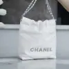 REPLICA CHANEL 22 MINI HANDBAG CALFSKIN WHITE & SLIVER HARDWARE 2025 #4042 - Image 6
