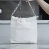 REPLICA CHANEL 22 MINI HANDBAG CALFSKIN WHITE & SLIVER HARDWARE 2025 #4042 - Image 8