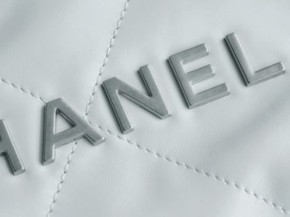 REPLICA CHANEL 22 MINI HANDBAG CALFSKIN WHITE & SLIVER HARDWARE 2025 #4042 - Image 15