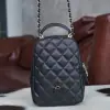 REPLICA CHANEL CLASSIC MINI BACKPACK BLACK #4034 - Image 2