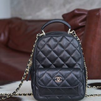 REPLICA CHANEL CLASSIC MINI BACKPACK BLACK #4034