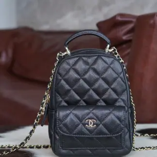 REPLICA CHANEL CLASSIC MINI BACKPACK BLACK #4034