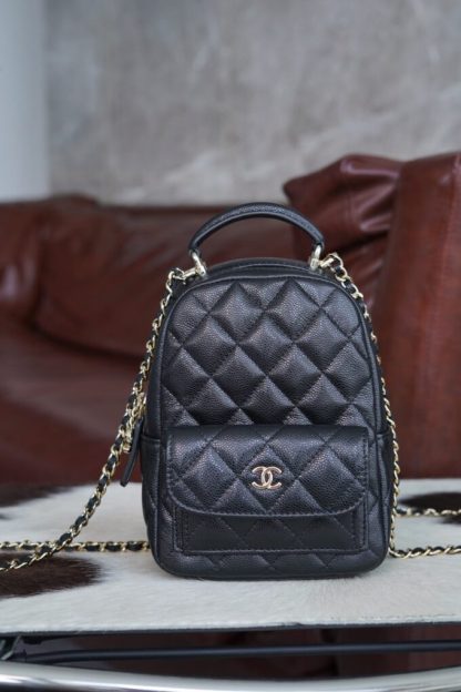 REPLICA CHANEL CLASSIC MINI BACKPACK BLACK #4034