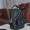 REPLICA CHANEL CLASSIC MINI BACKPACK BLACK #4034 - Image 4