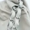 REPLICA CHANEL 22 SMALL HANDBAG CALFSKIN WHITE & SLIVER HARDWARE 2025 #4044 - Image 14