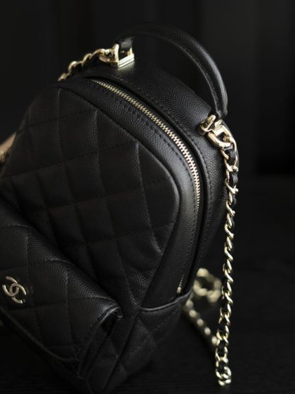 REPLICA CHANEL CLASSIC MINI BACKPACK BLACK #4034 - Image 15