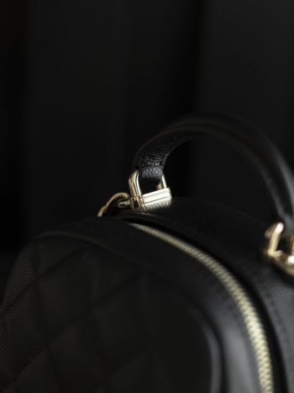 REPLICA CHANEL CLASSIC MINI BACKPACK BLACK #4034 - Image 16