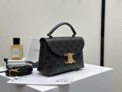 REPLICA CELINE TEEN NINO BAG IN TRIOMPHE CANVAS 118112 #3977 - Image 6