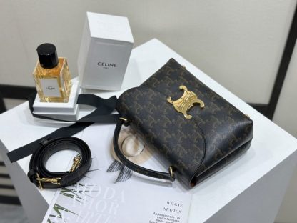 REPLICA CELINE TEEN NINO BAG IN TRIOMPHE CANVAS 118112 #3977 - Image 8