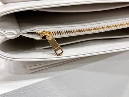 REPLICA CELINE TEEN NINO BAG IN SHINY CALFSKIN 118113 WHITE #3976 - Image 8
