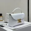REPLICA CELINE TEEN NINO BAG IN SHINY CALFSKIN 118113 WHITE #3976 - Image 7
