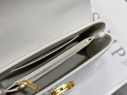 REPLICA CELINE TEEN NINO BAG IN SHINY CALFSKIN 118113 WHITE #3976 - Image 6